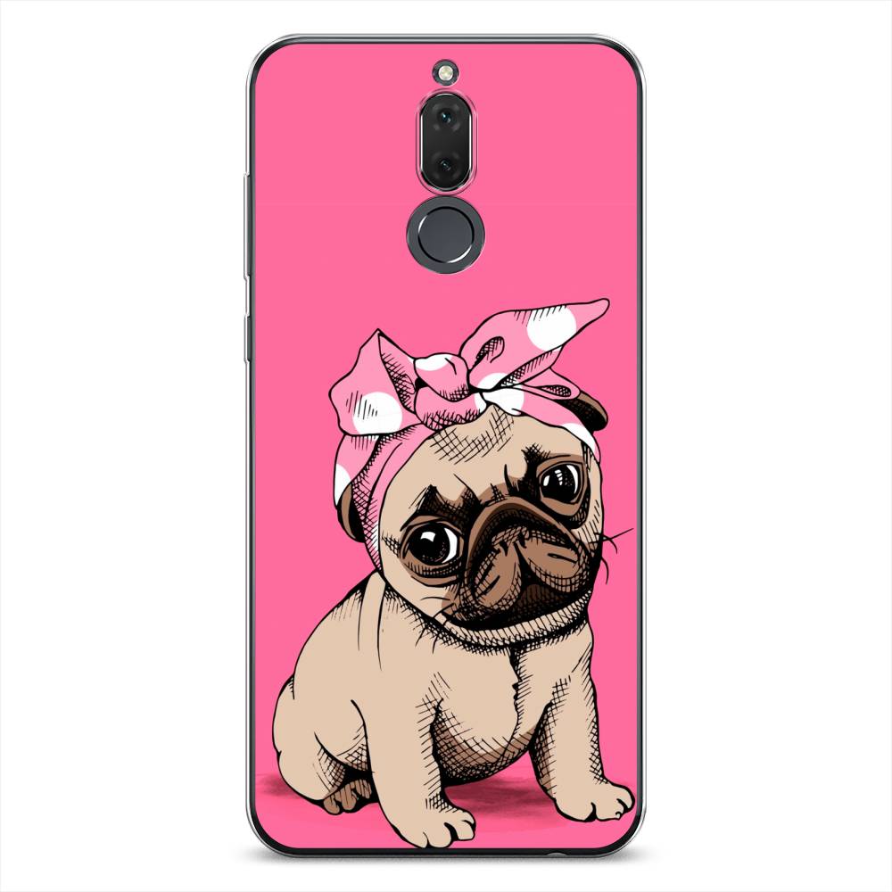 

Чехол Awog на Huawei Nova 2i/Mate 10 Lite "Dog Pin-Up", Розовый;бежевый, 6120550-2