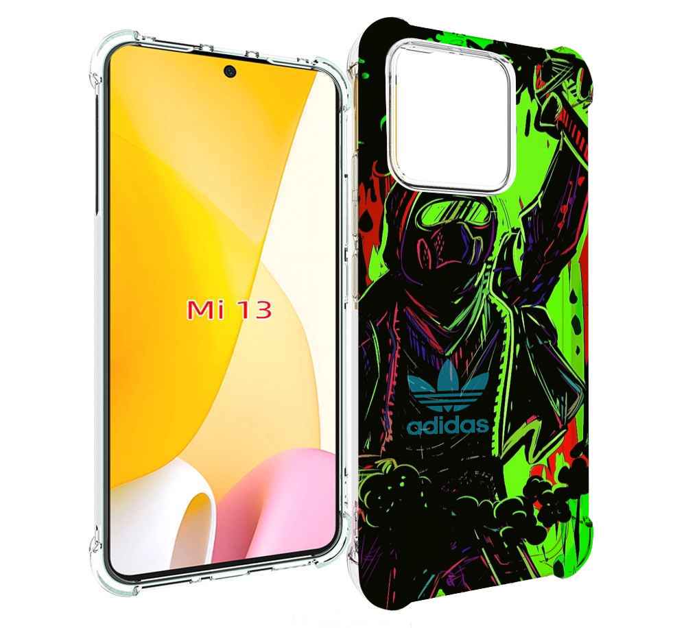 

Чехол MyPads мужчина в красках адидас для Xiaomi 13, Прозрачный, Tocco