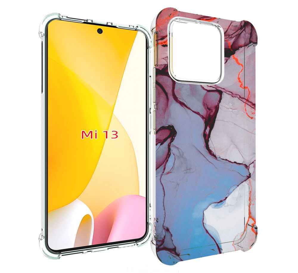 

Чехол MyPads мраморный рисунок для Xiaomi 13, Прозрачный, Tocco
