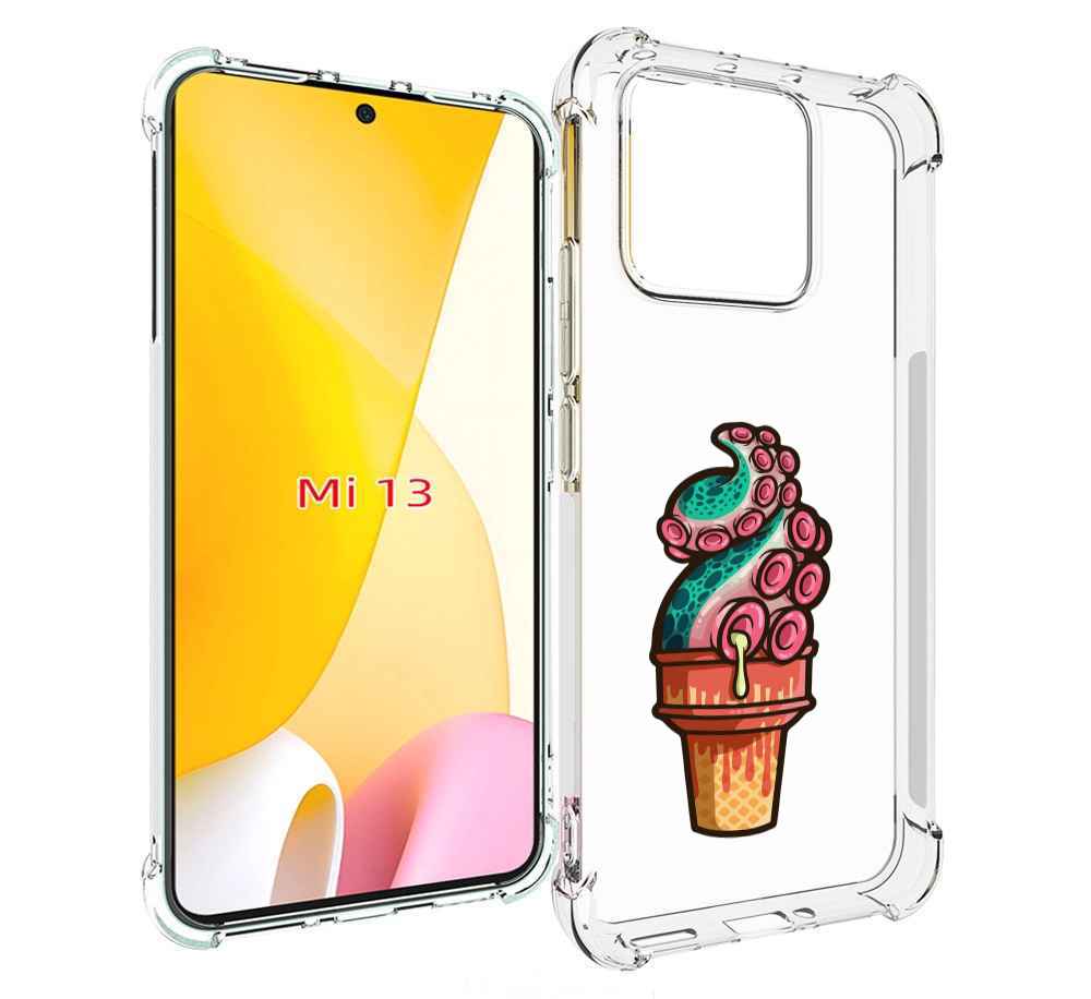 

Чехол MyPads мороженное для Xiaomi 13, Прозрачный, Tocco