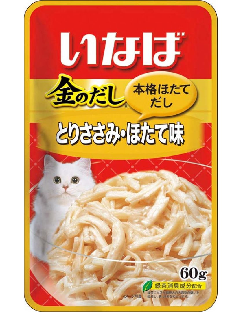 фото Влажный корм для кошек inaba, курица, морепродукты, 12шт, 60г