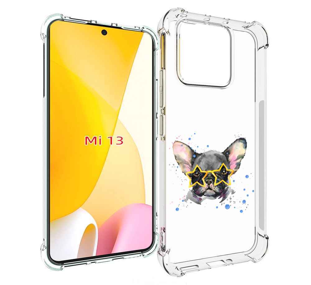 

Чехол MyPads буля в очках для Xiaomi 13, Прозрачный, Tocco