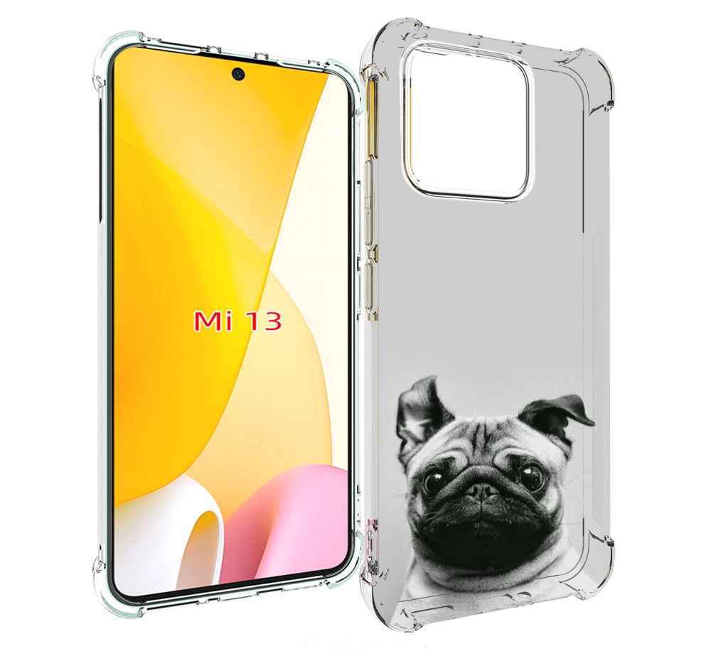 

Чехол MyPads мопс для Xiaomi 13, Прозрачный, Tocco