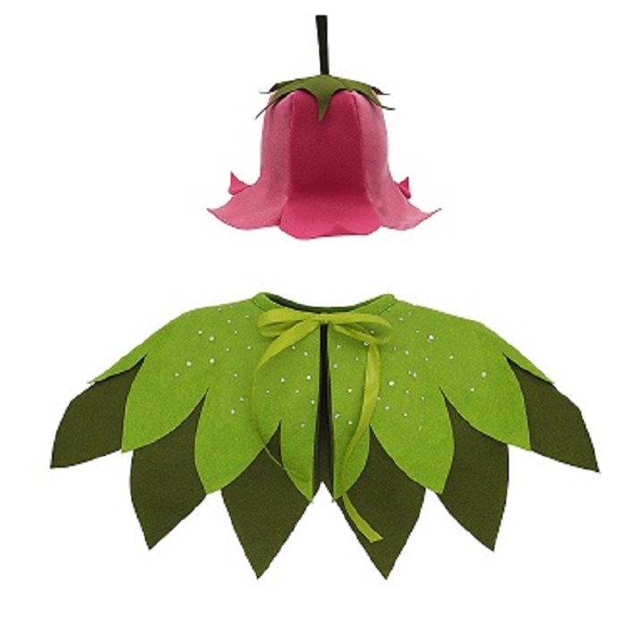 Карнавальный костюм Санта Лючия Фея Цветов, розовый, зеленый, 116