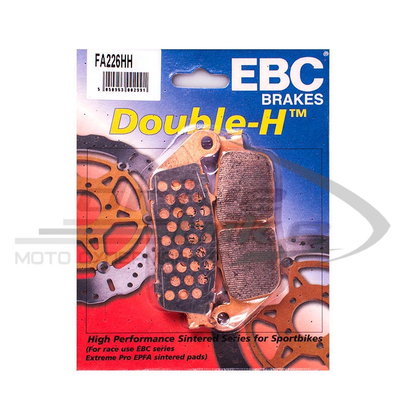 фото Ebc тормозные колодки fa226hh double h sintered ebc brakes