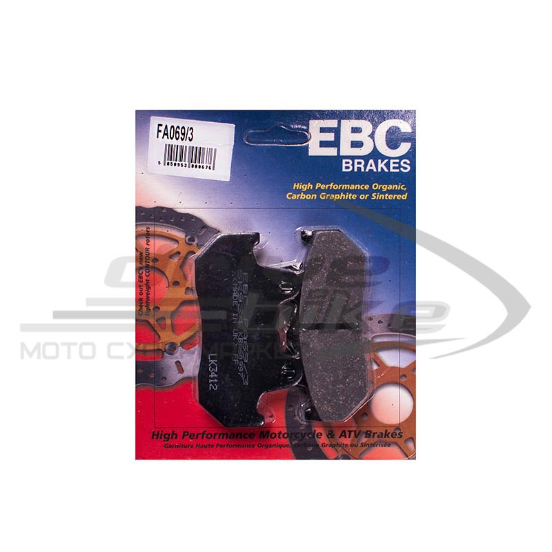 

EBC Тормозные колодки FA069/3, 21-01244