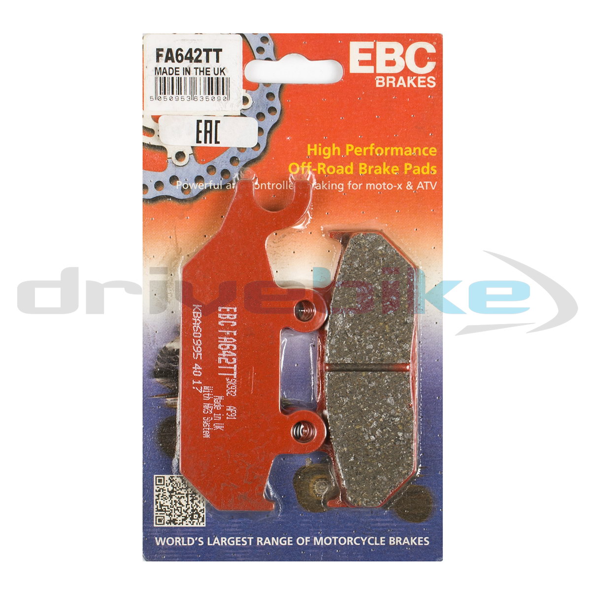 Тормозные колодки EBC Brakes FA642TT