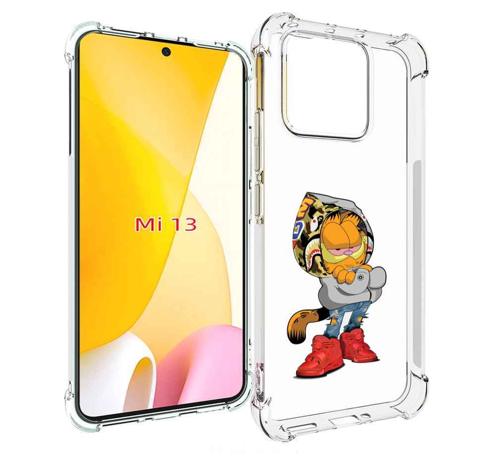 

Чехол MyPads модный-котяра детский для Xiaomi 13, Прозрачный, Tocco