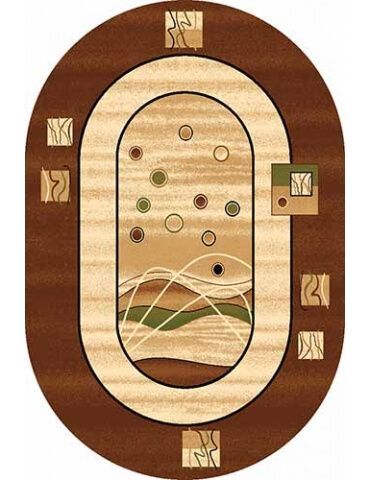 

Ковер DA VINCI 5409 BROWN Овал