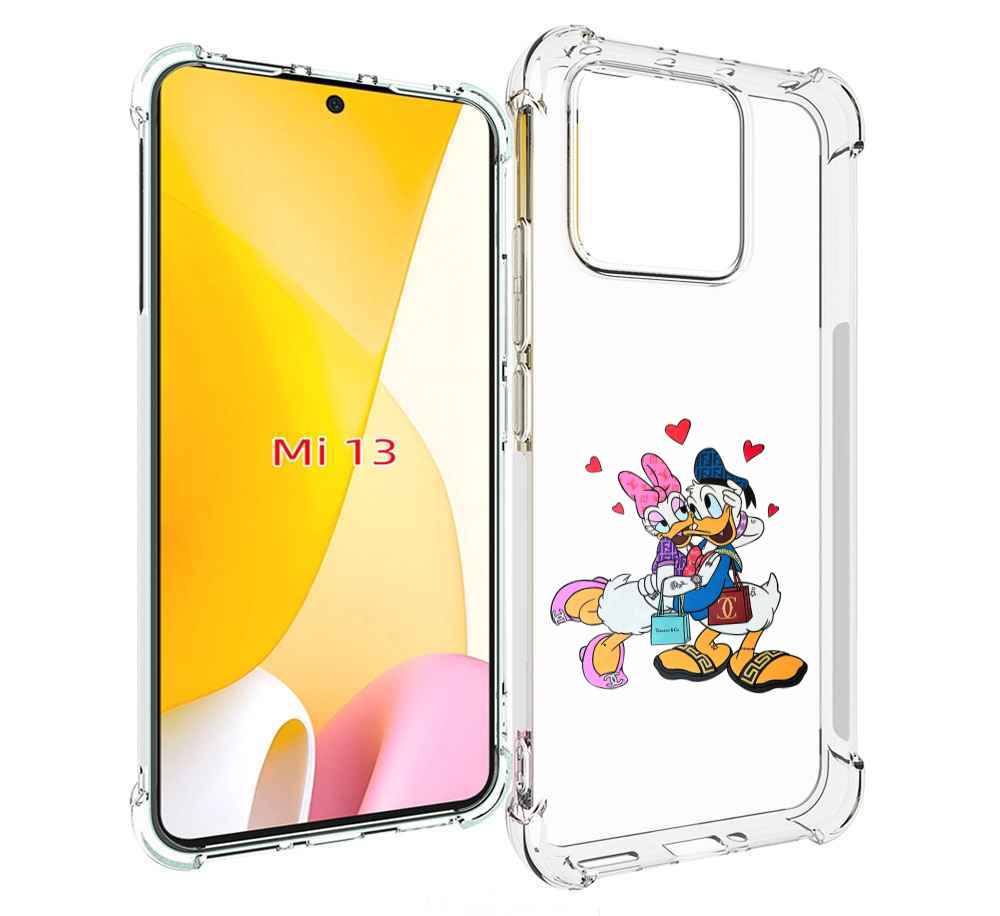 

Чехол MyPads модные-влюбленные-утки для Xiaomi 13, Прозрачный, Tocco