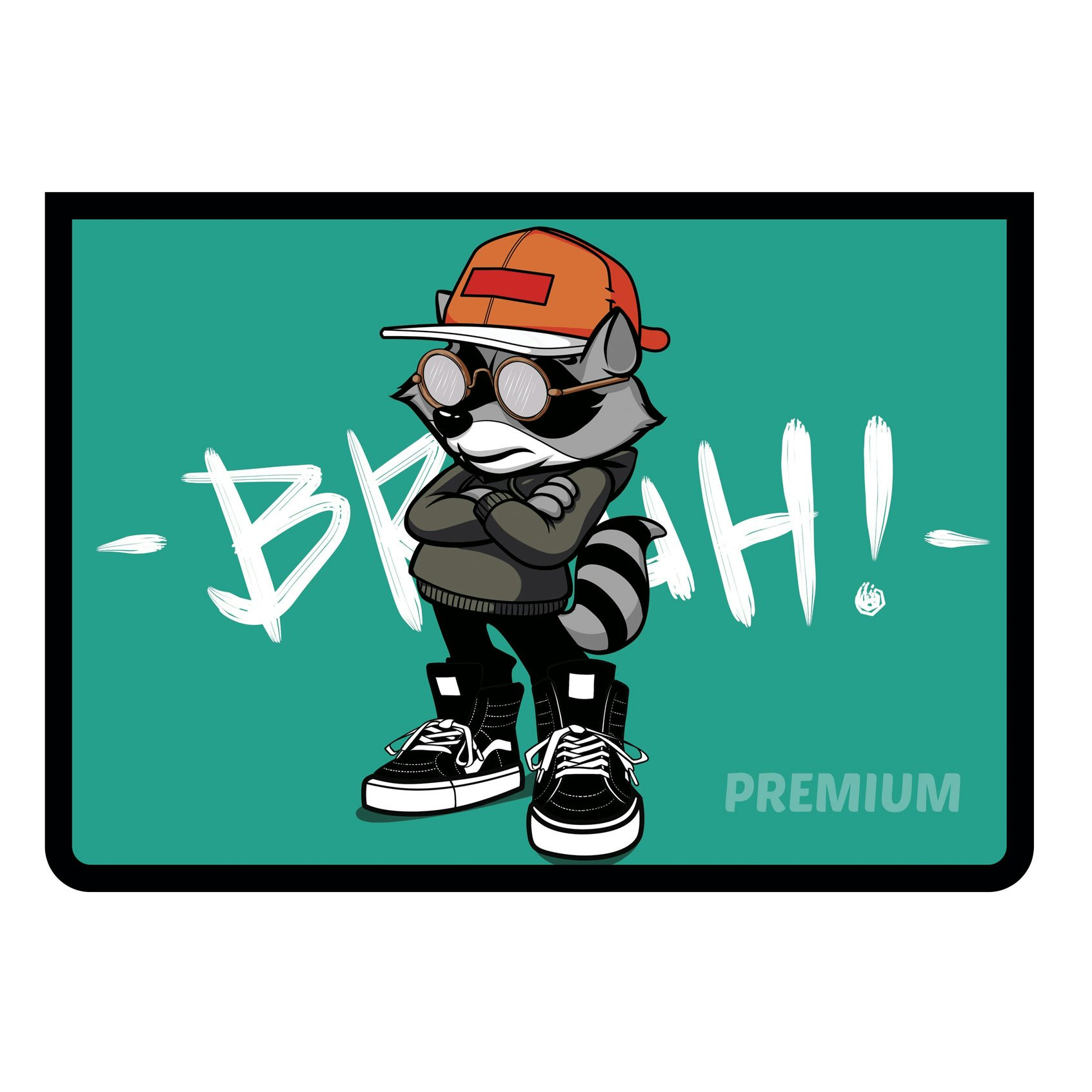 Папка для тетрадей Пчёлка А4 на молнии Крутой енот