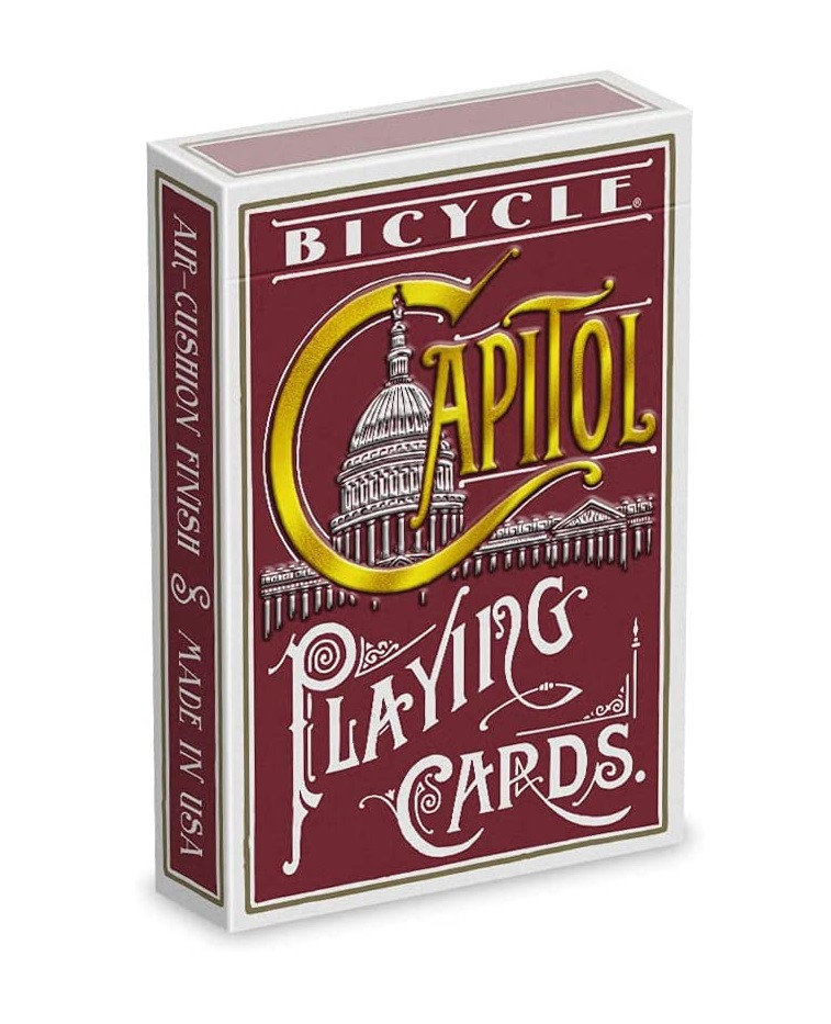 Игральные карты Bicycle Capitol / Капитолий, красные