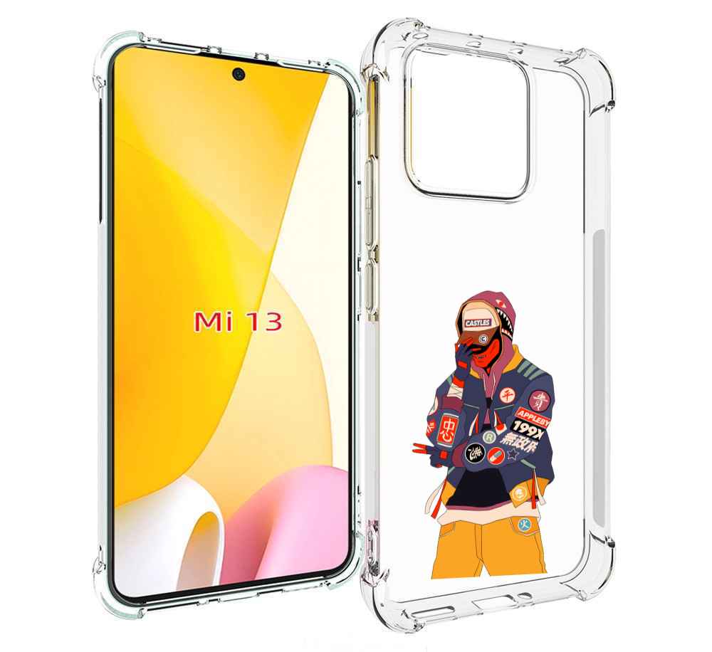 

Чехол MyPads модник для Xiaomi 13, Прозрачный, Tocco