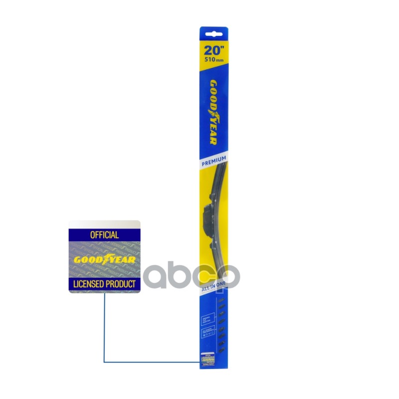 

Щетка Бескаркасная Premium 20/51 Cm GOODYEAR арт. GY000440