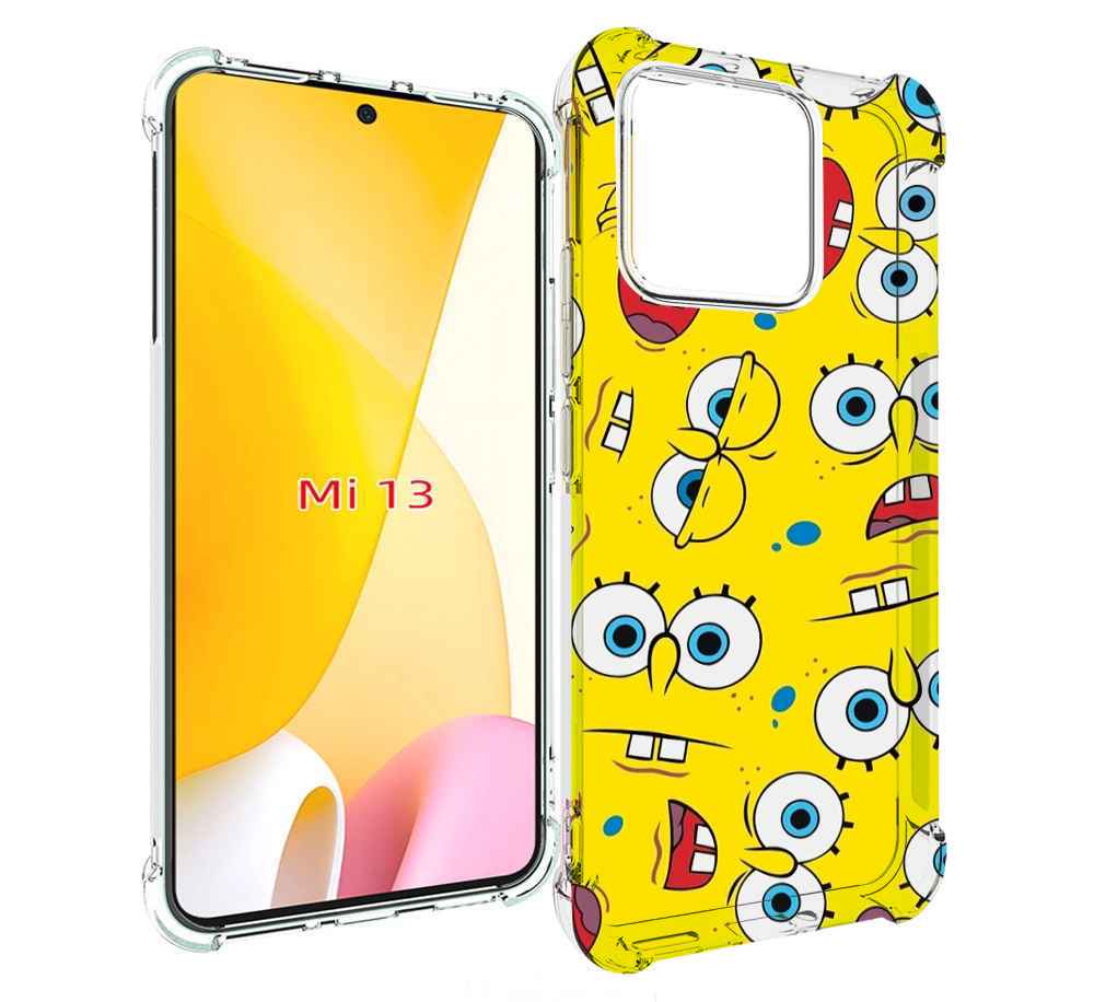 

Чехол MyPads много-спанч-боба для Xiaomi 13, Прозрачный, Tocco