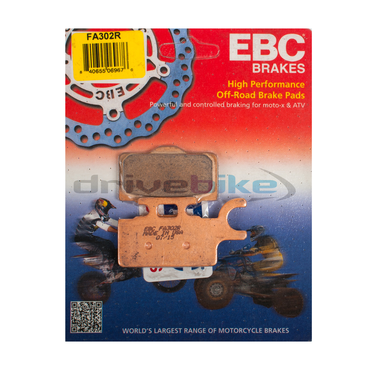 Тормозные колодки EBC Brakes FA302R