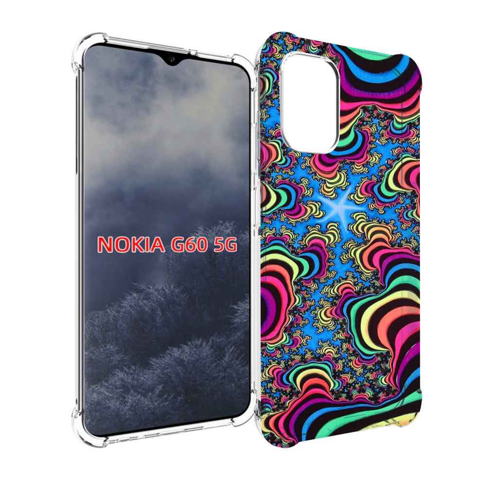

Чехол MyPads щупальца иллюзия для Nokia G60 5G, Прозрачный, Tocco