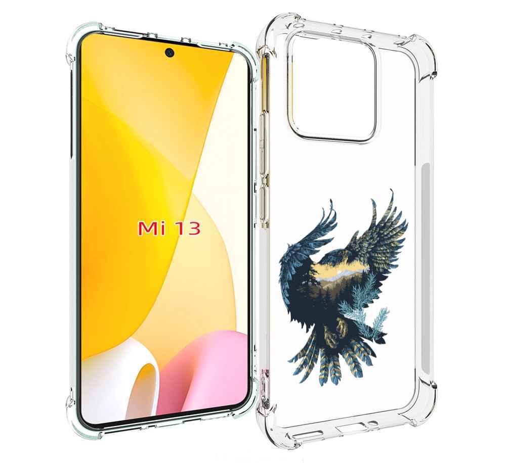 

Чехол MyPads мирок в соколе для Xiaomi 13, Прозрачный, Tocco
