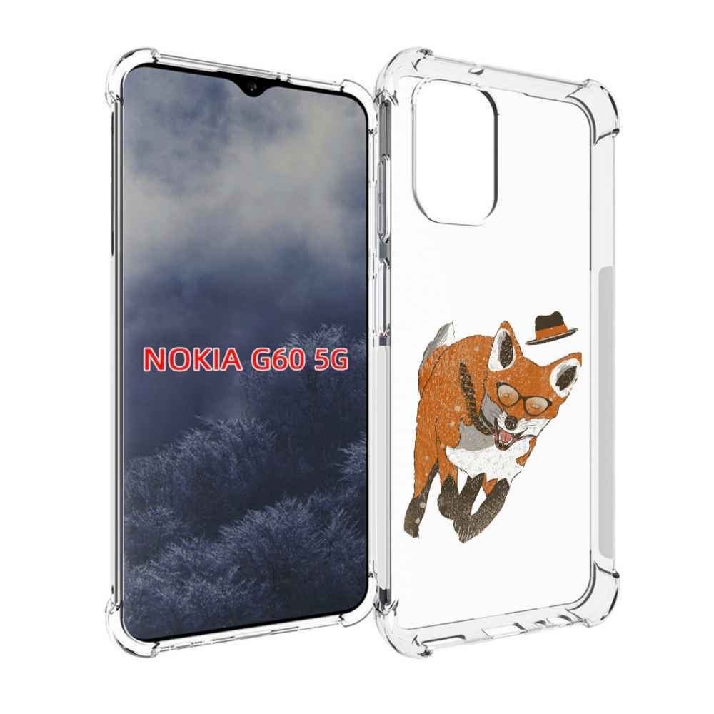 

Чехол MyPads шустрый лис для Nokia G60 5G, Прозрачный, Tocco