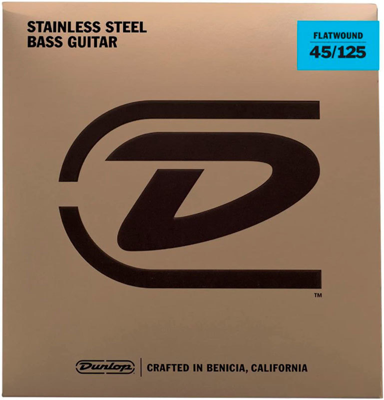 

Струны Dunlop Bass Flatwnd LG Scale 45/125-5/Set для 5-струнной бас-гитары