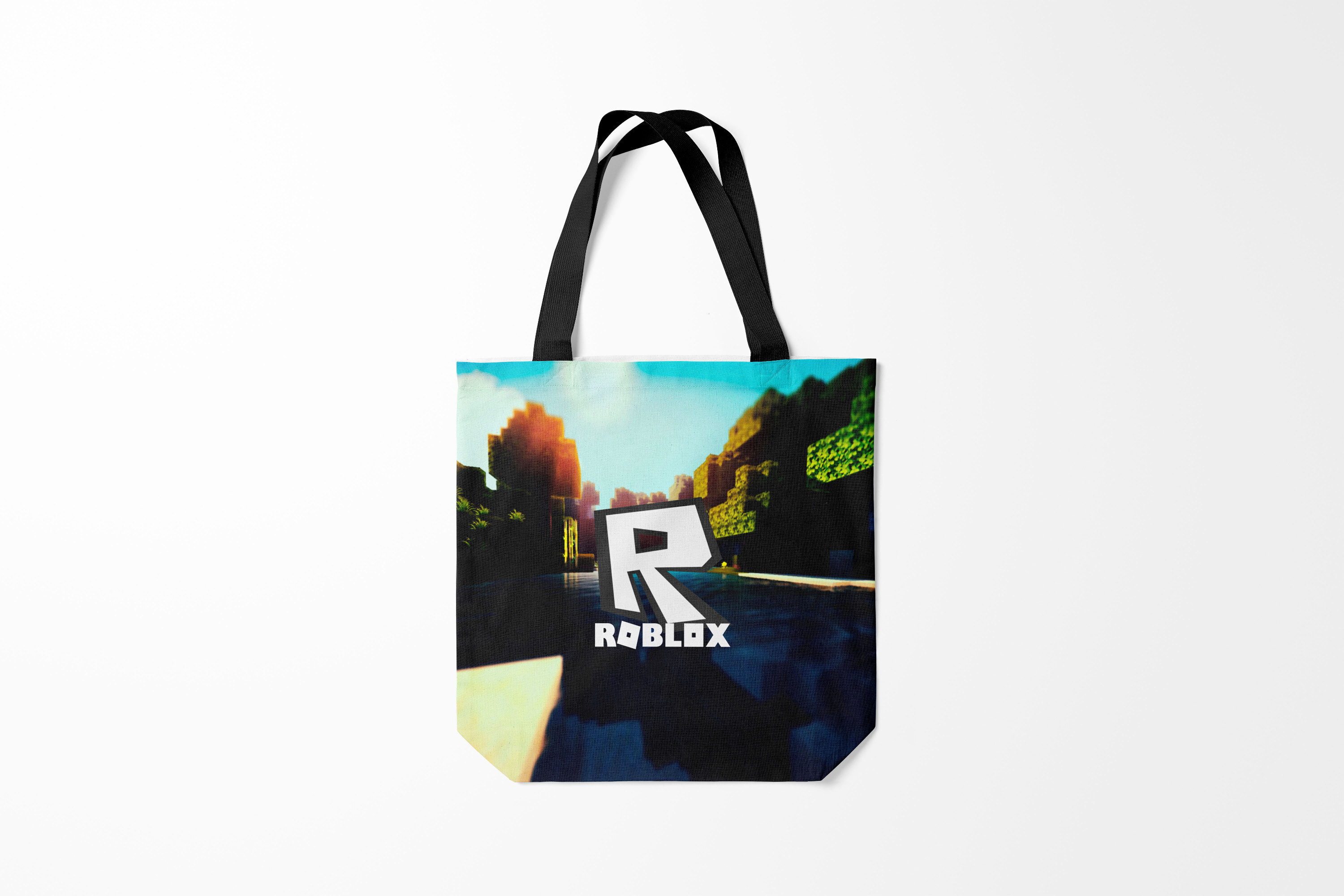 

Сумка шoппер унисекс Burnettie Roblox, черный, Roblox