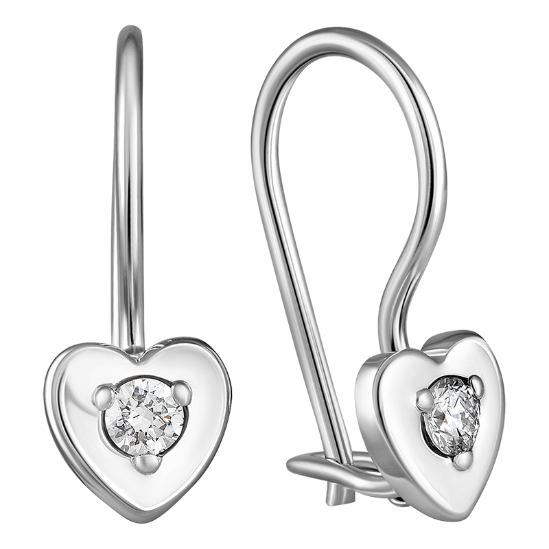 

Серьги из белого золота с бриллиантом выращенным IQ Diamonds 1210-E5W-RD9EFGVSSI-IG, 1210-E5W-RD9EFGVSSI-IG