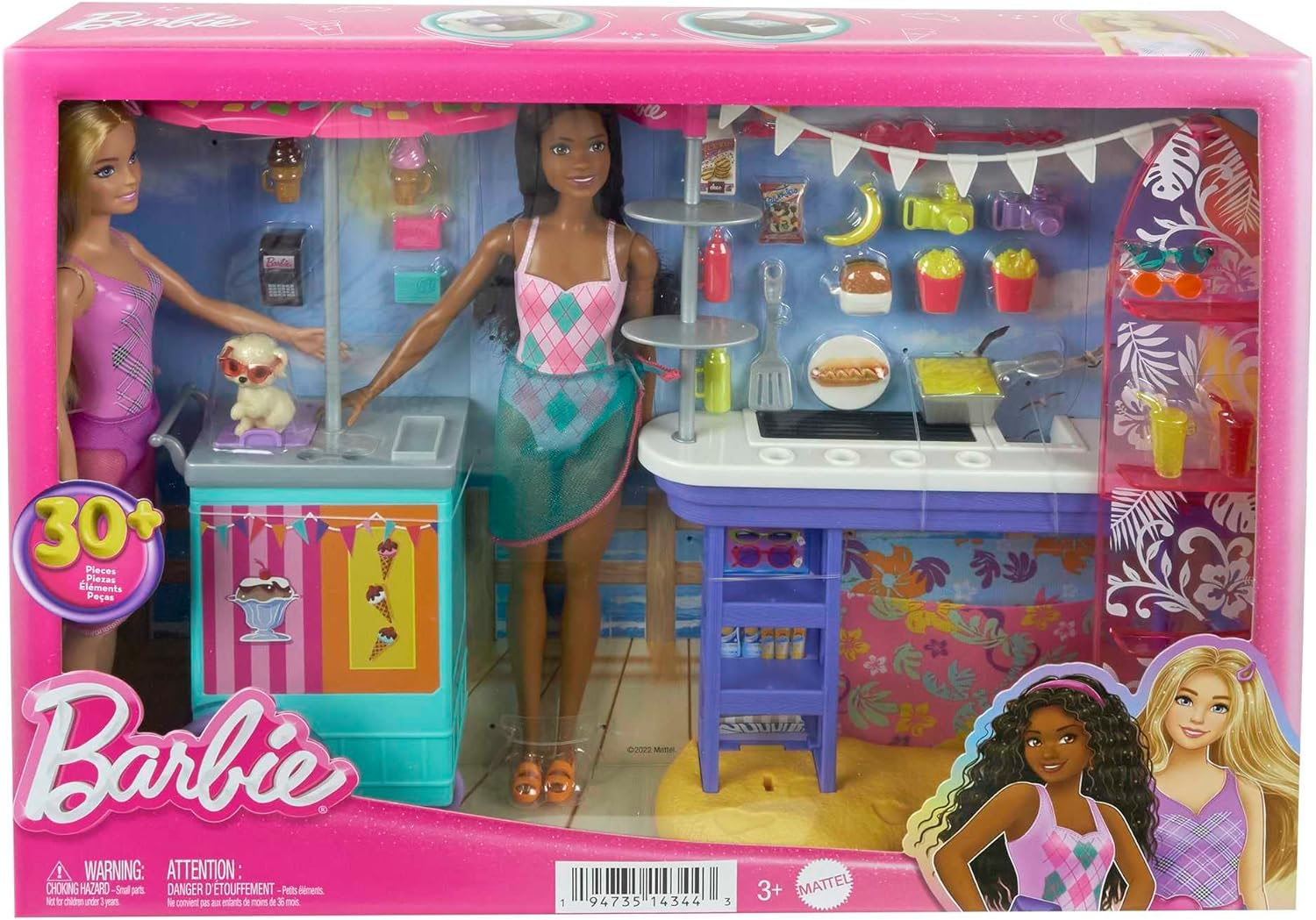 

Кукла Barbie Seaside Walk HNK99, HNK99
