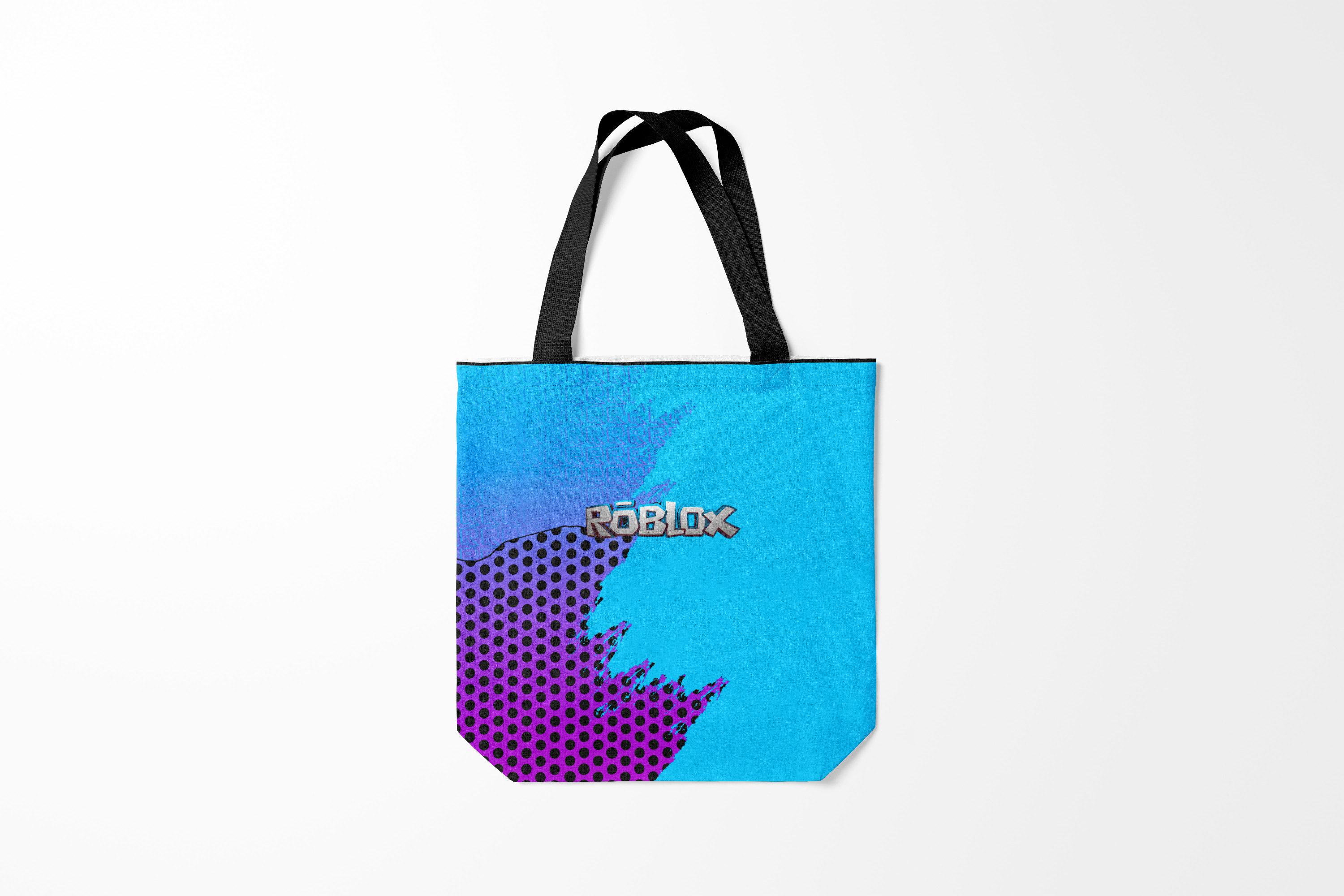

Сумка шoппер унисекс Burnettie Roblox, голубой, Roblox