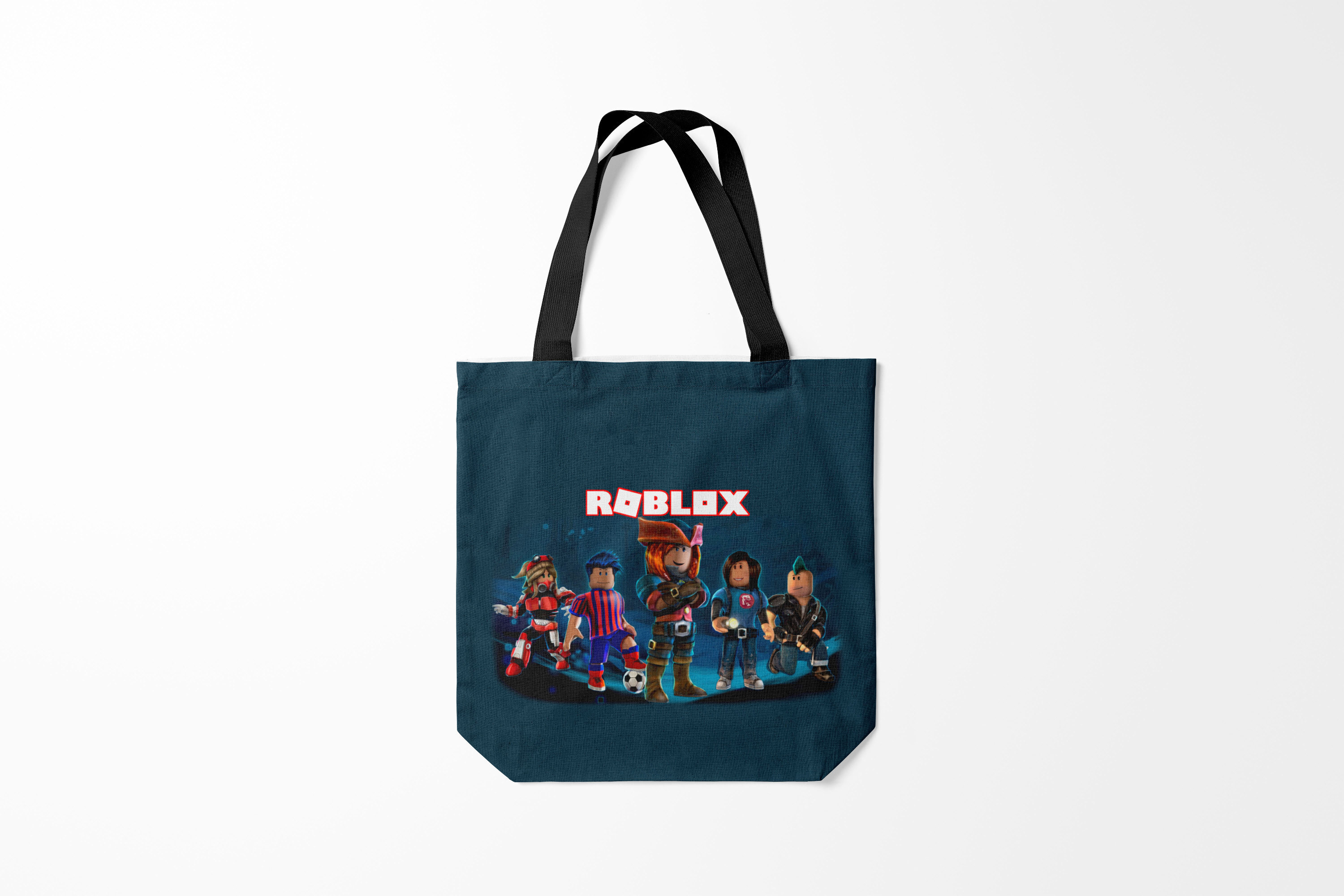 

Сумка шoппер унисекс Burnettie Roblox, синий, Roblox