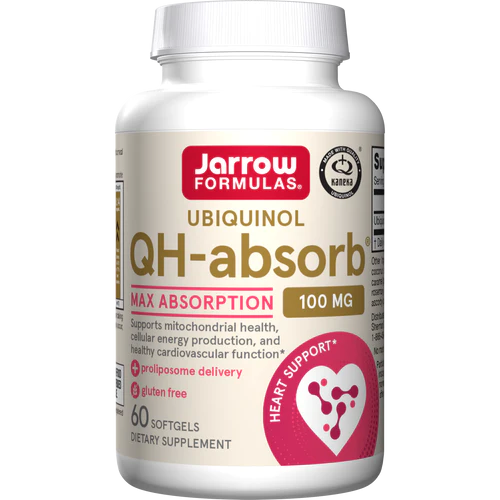 Коэнзим Q10 в форме Убихинол Jarrow Formulas Ubiquinol QH-Absorb 100 мг 60 шт.