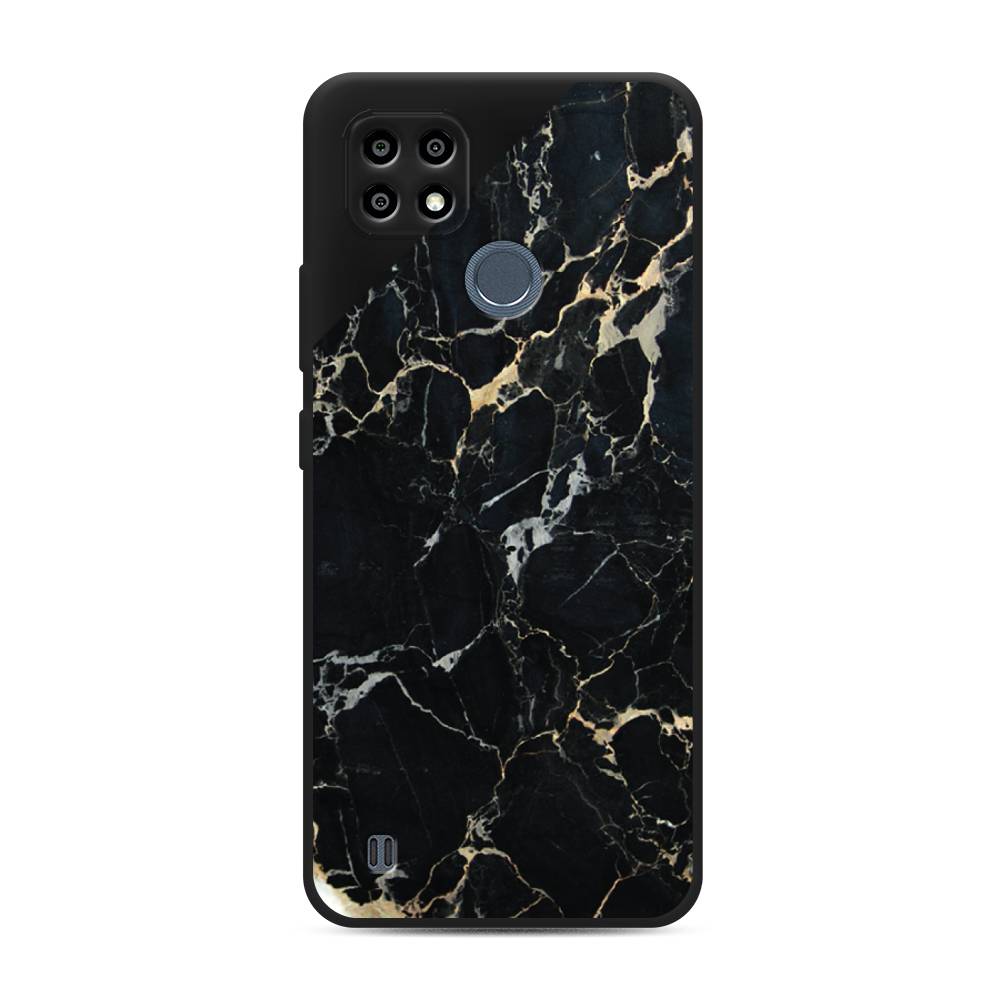 

Чехол Awog на Realme C25Y "Черный мрамор уголок", 2510952-1