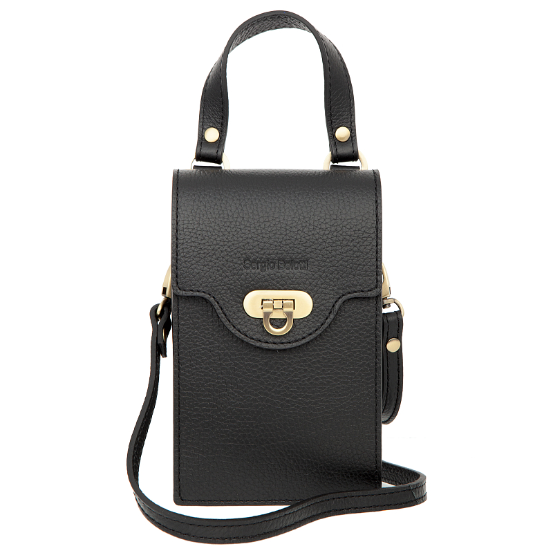 

Сумка кросс-боди женская Sergio Belotti 60348, black, Черный, 60348