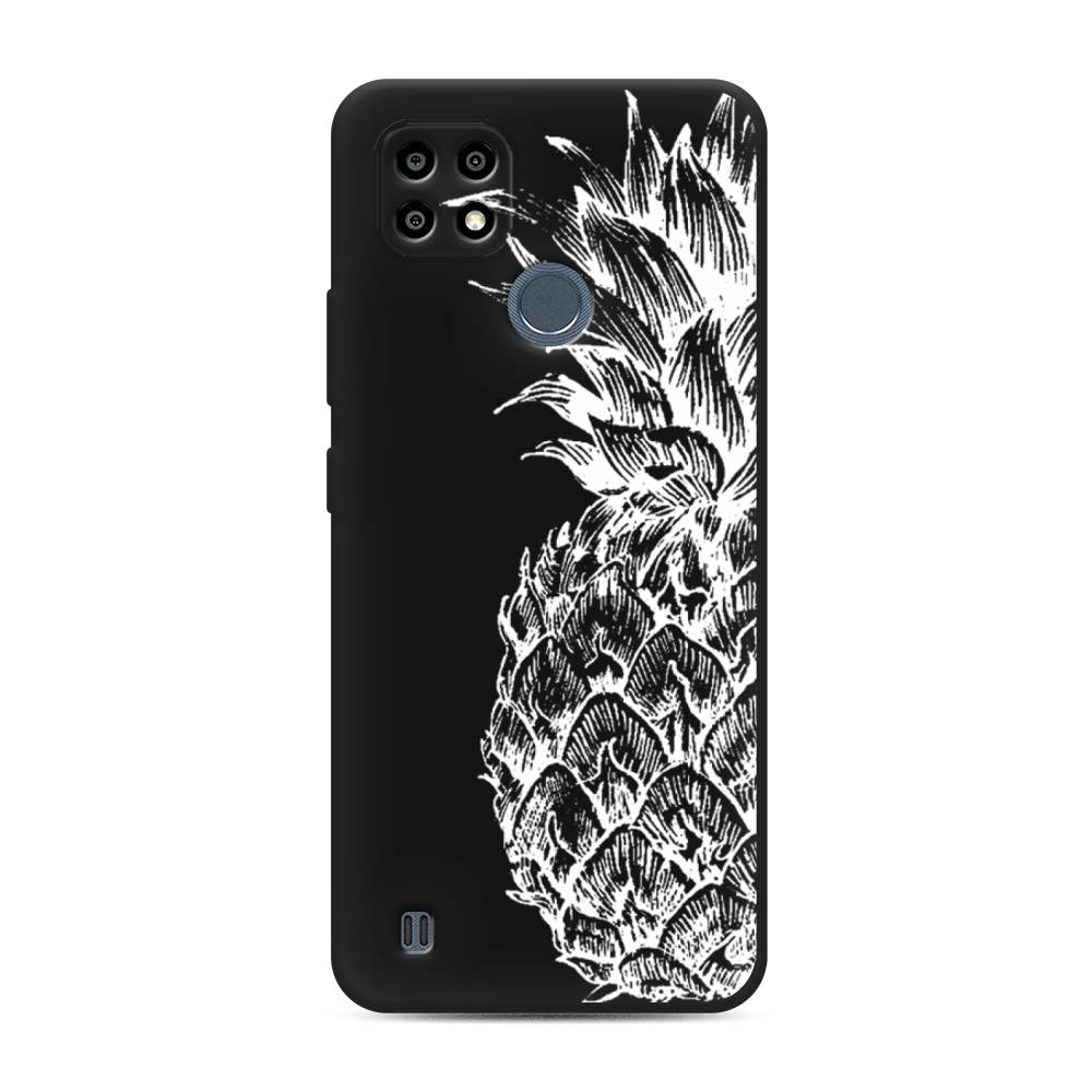 

Чехол Awog на Realme C25Y "Ананас графика белая", 2510952-1
