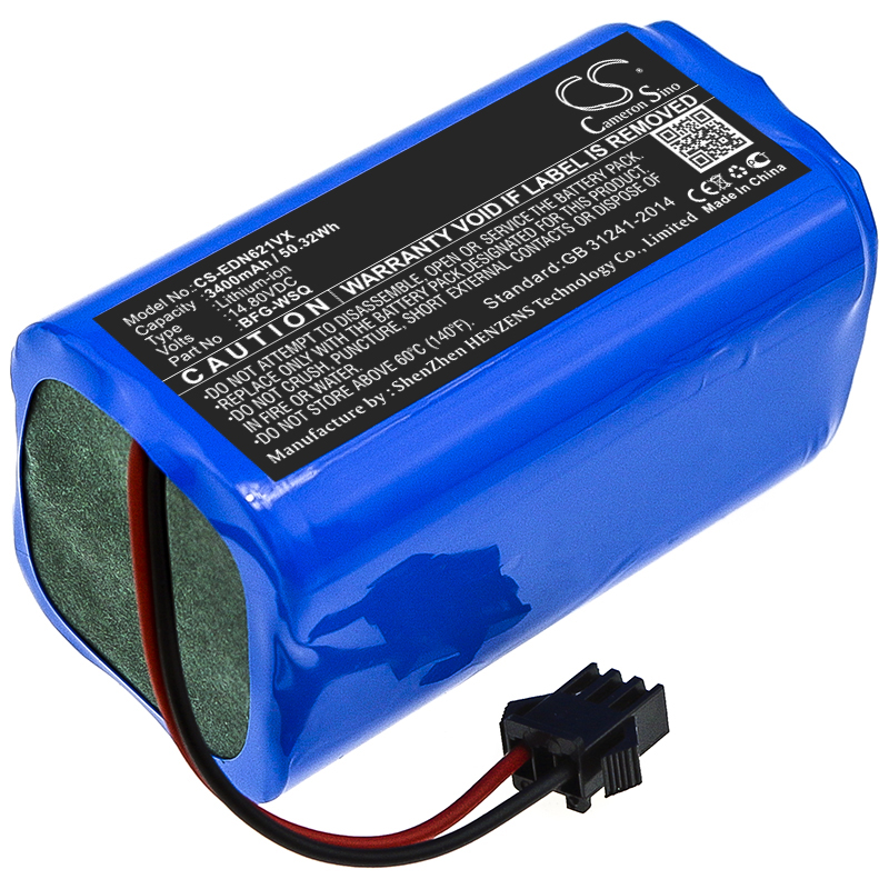 Аккумулятор для беспроводного пылесоса OEM CS-EDN621VX 086032 3400 мАч аккумулятор для беспроводного пылесоса topon
