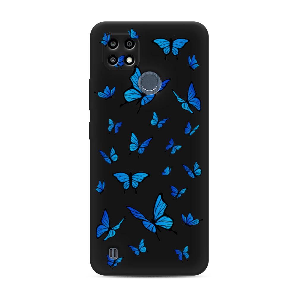 

Чехол Awog на Realme C25Y "Синие бабочки", 2510952-1