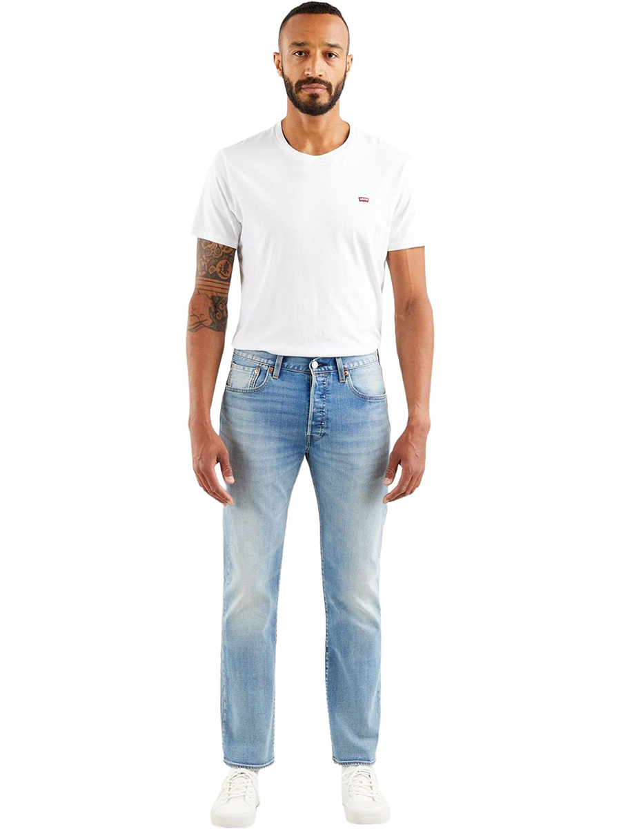 

Джинсы мужские Levis 00501-3132 голубые 33/36, Голубой, 00501-3132