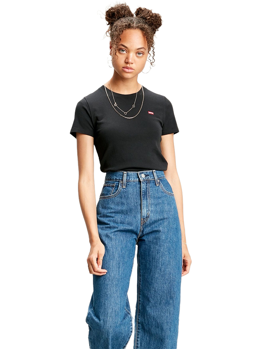 

Футболка женская Levis 37697-0001 черная 2XS, 37697-0001