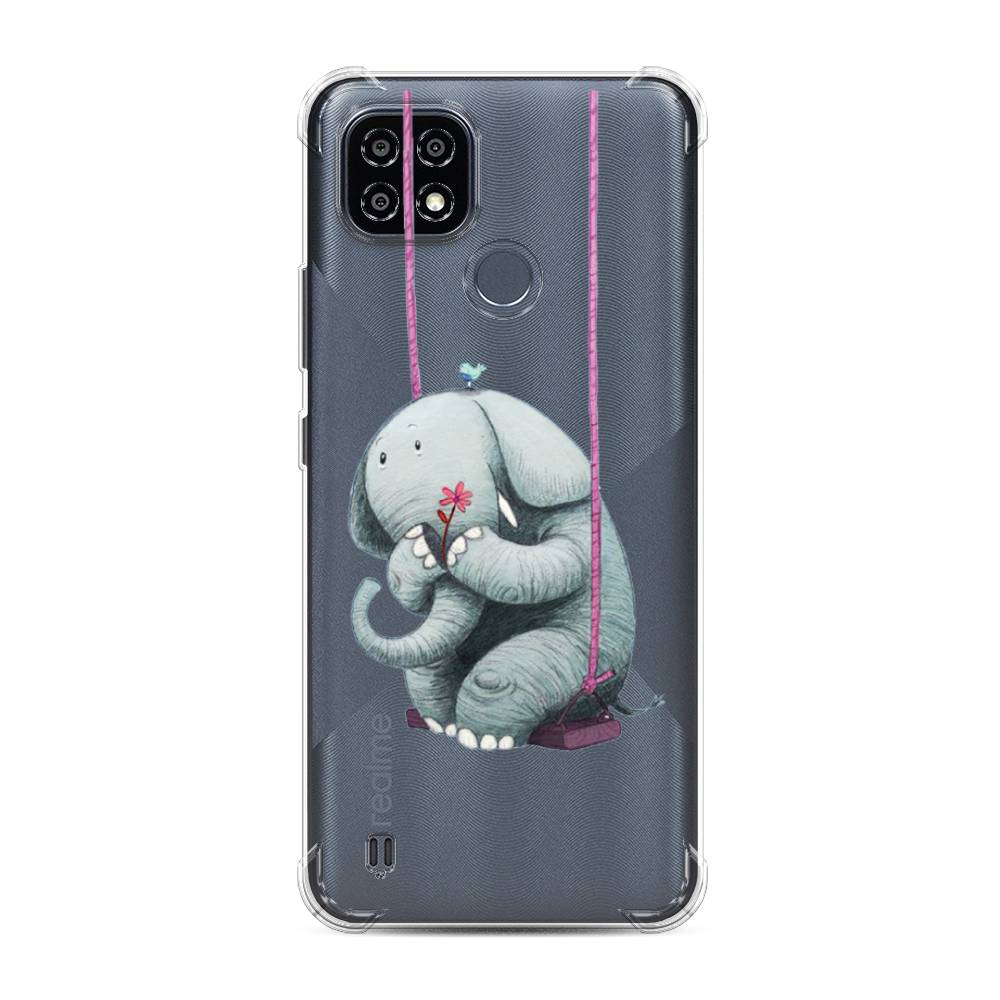 

Чехол Awog на Realme C25Y "Грустный слоник", 2510951-1