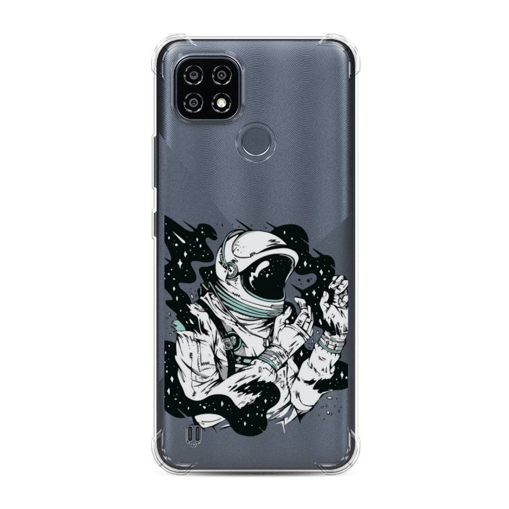 

Чехол Awog на Realme C25Y "Космонавт арт", 2510951-1