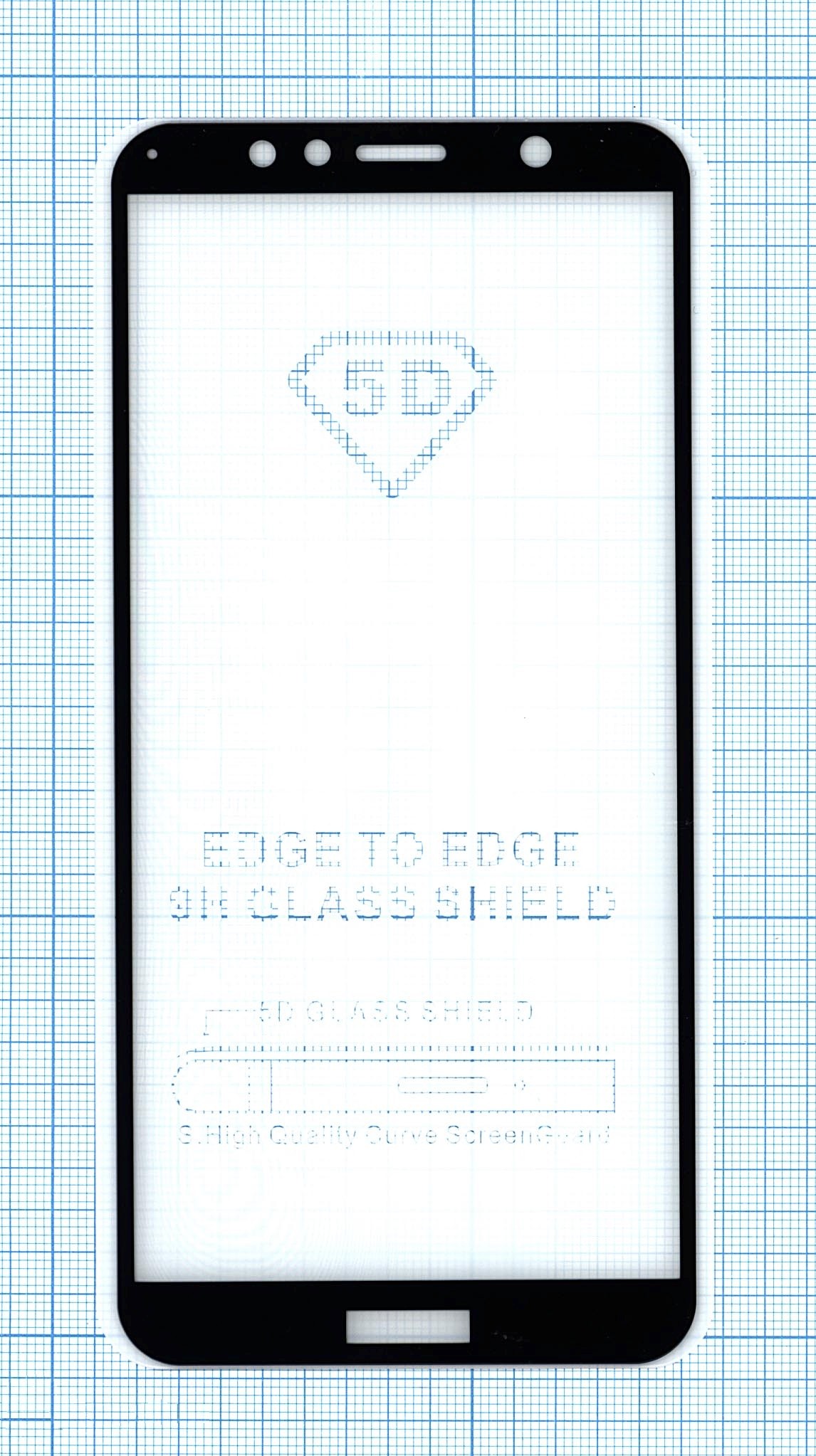 

Защитное стекло 'Полное покрытие' для Huawei Y6 (2018) белое, для Huawei Y6 (2018)