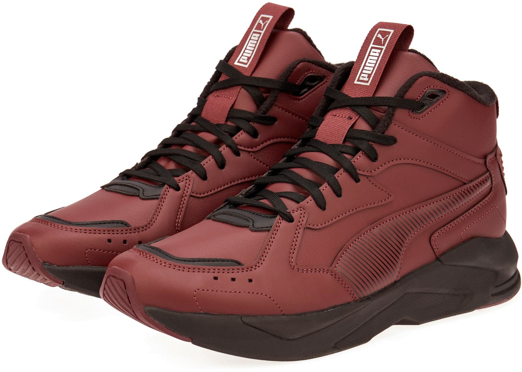 фото Кроссовки унисекс puma x-ray lite pro mid бордовые 10.5 uk
