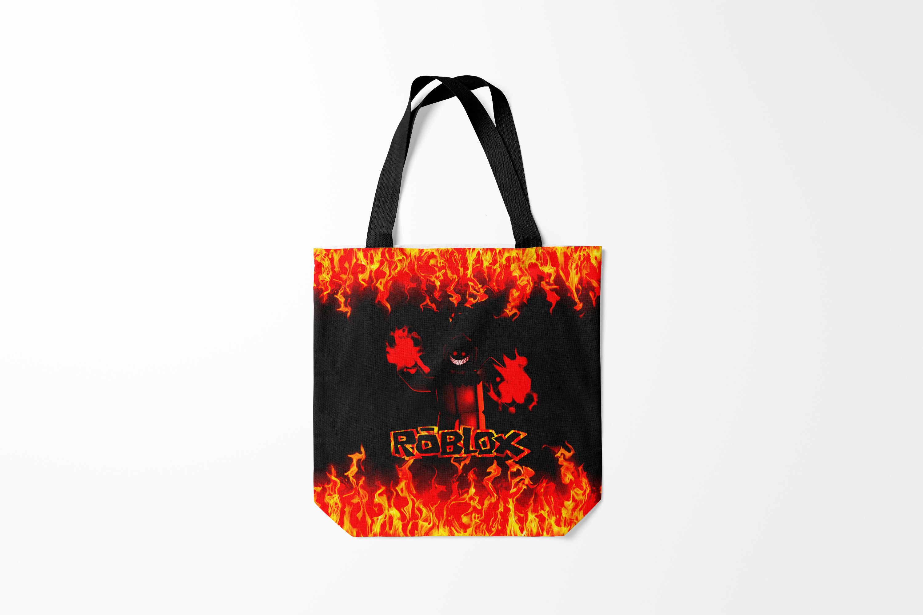

Сумка шoппер унисекс Burnettie Roblox FIRE, черный, Roblox FIRE
