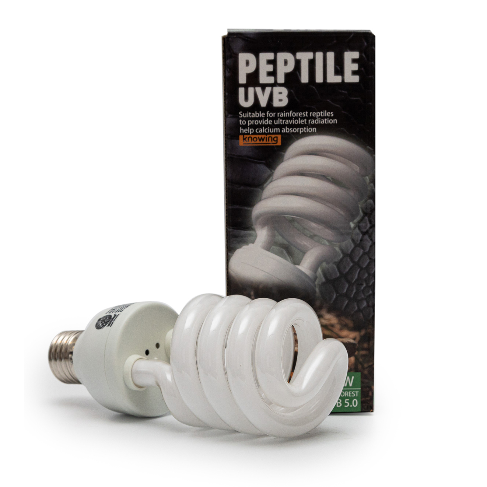 УФ-лампа для террариума Knowing UVB 5.0, 26Вт, цоколь E27