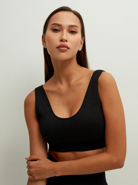 

Топ женский ZARINA 2368693430 черный XS-S, 2368693430