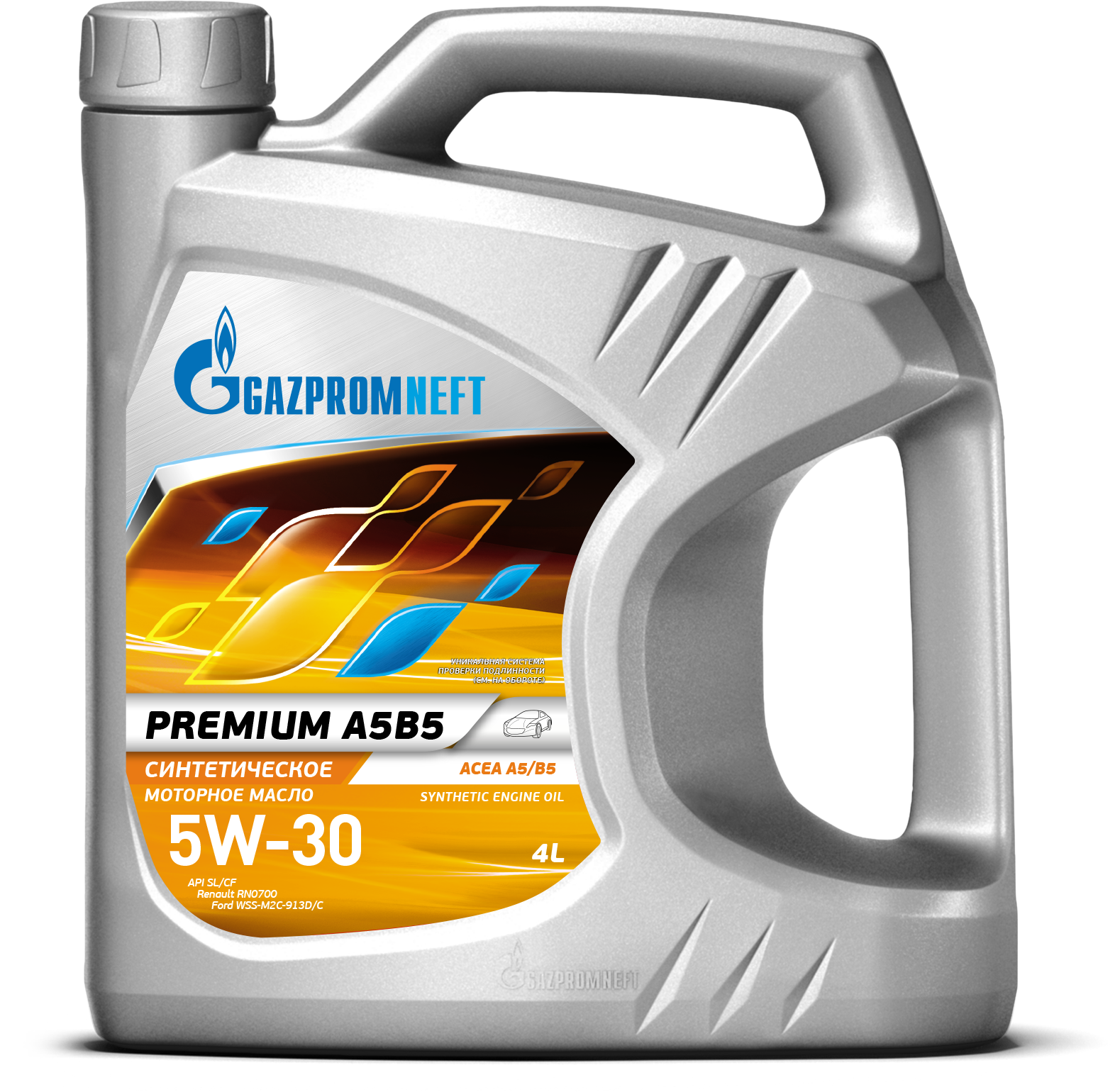 Моторное масло Gazpromneft синтетическое Premium 5W30 A5/B5 4л