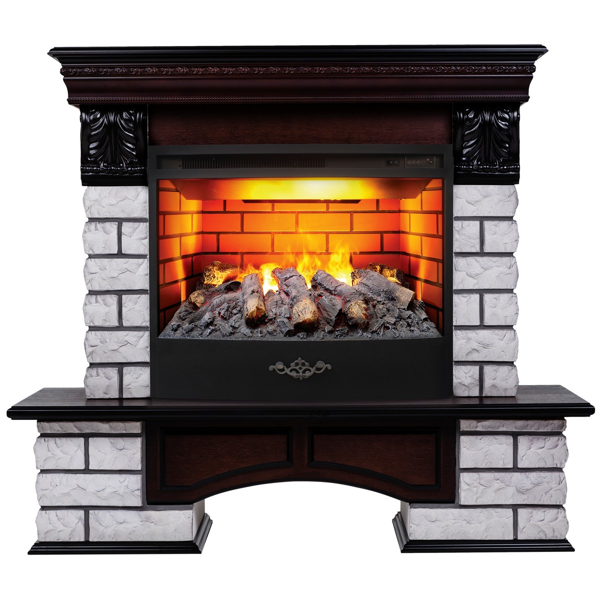 

Электрокамин RealFlame Country Lux Rock AO с FireStar 25,5 3D, увлажнение воздуха, Электрокамин Country Lux Rock 25/25,5 AO с очагом 3D Firestar 25,5