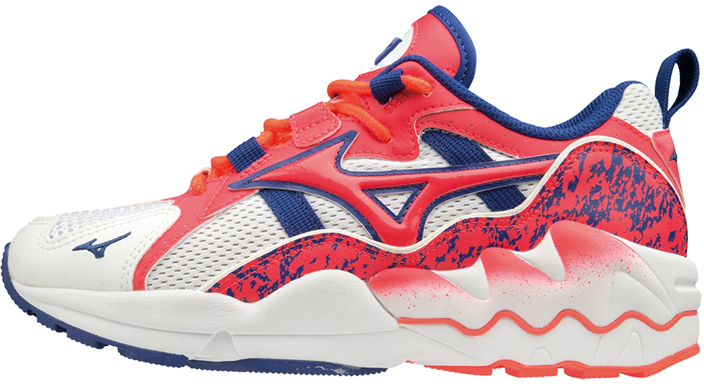 фото Кроссовки мужские mizuno s.l.wave rider красные/белые 4.5 uk