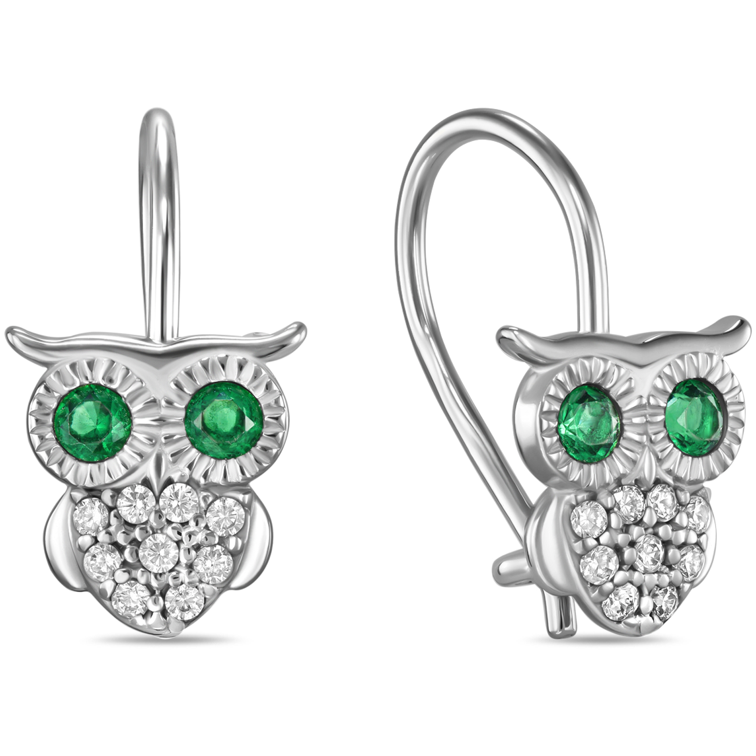 

Серьги из серебра MIUZ Diamonds (Московский ювелирный завод) E2050-0200538-00455, фианит, E2050-0200538-00455