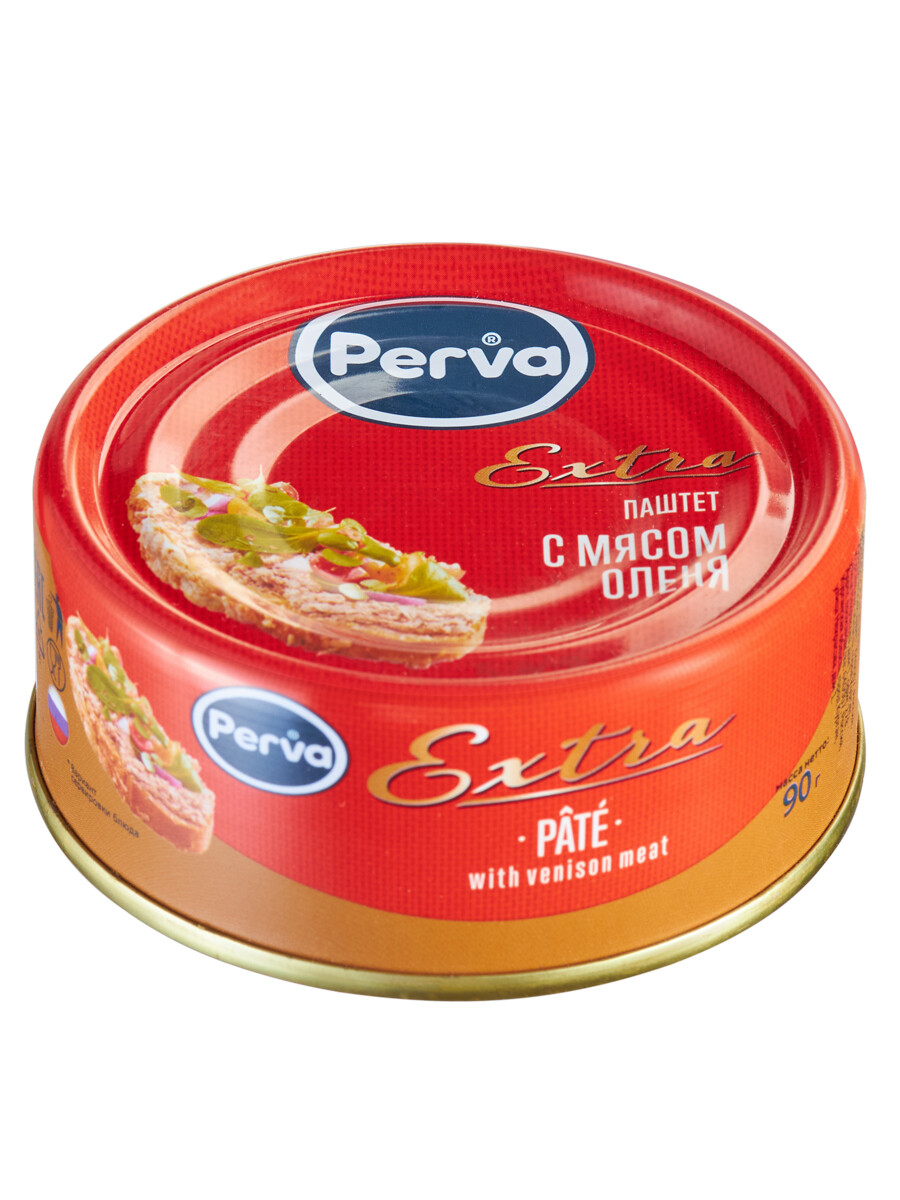 фото Паштет perva extra "охотничий" с мясом оленя 90 гр*3 шт.