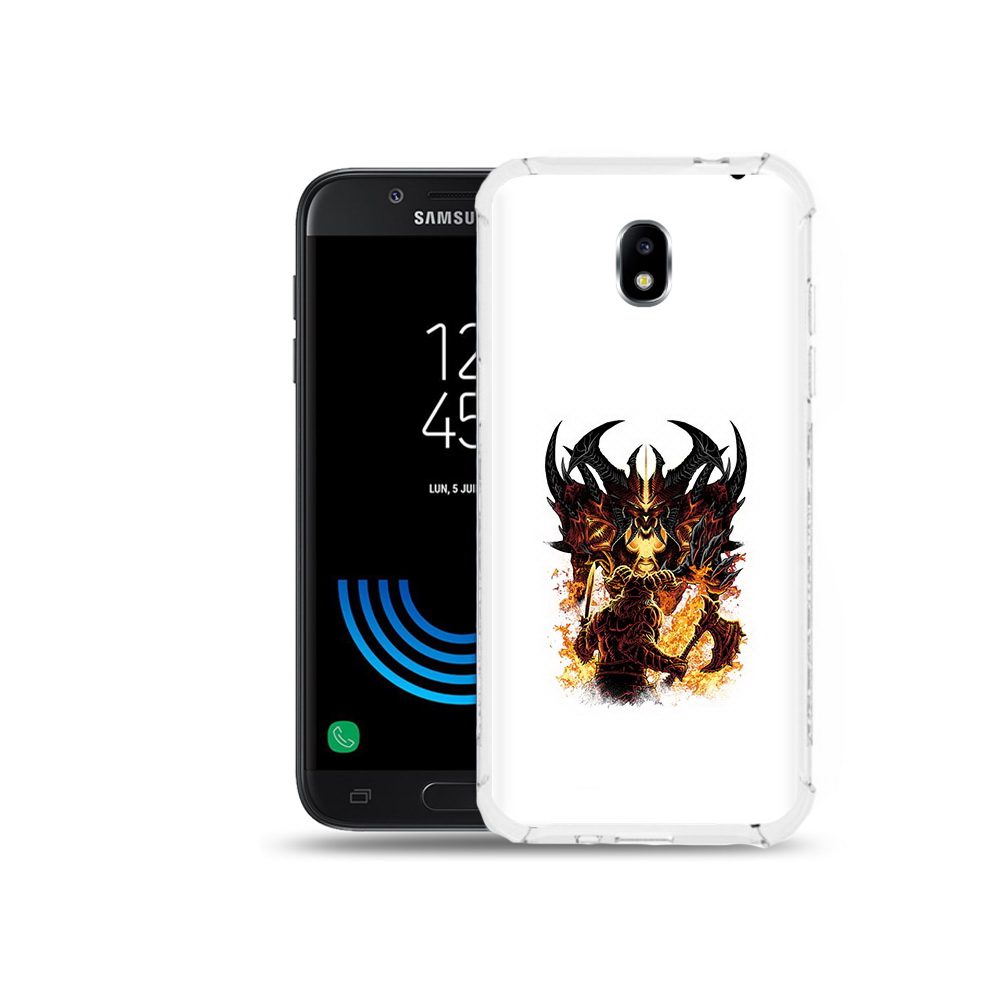 

Чехол MyPads Tocco для Samsung Galaxy J5 (2017) демон shadow fiend, Прозрачный, Tocco